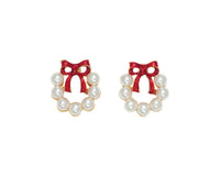 Periwinkle Christmas Earrings