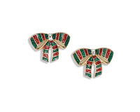 Periwinkle Christmas Earrings