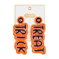 Halloween Beaded Earrings