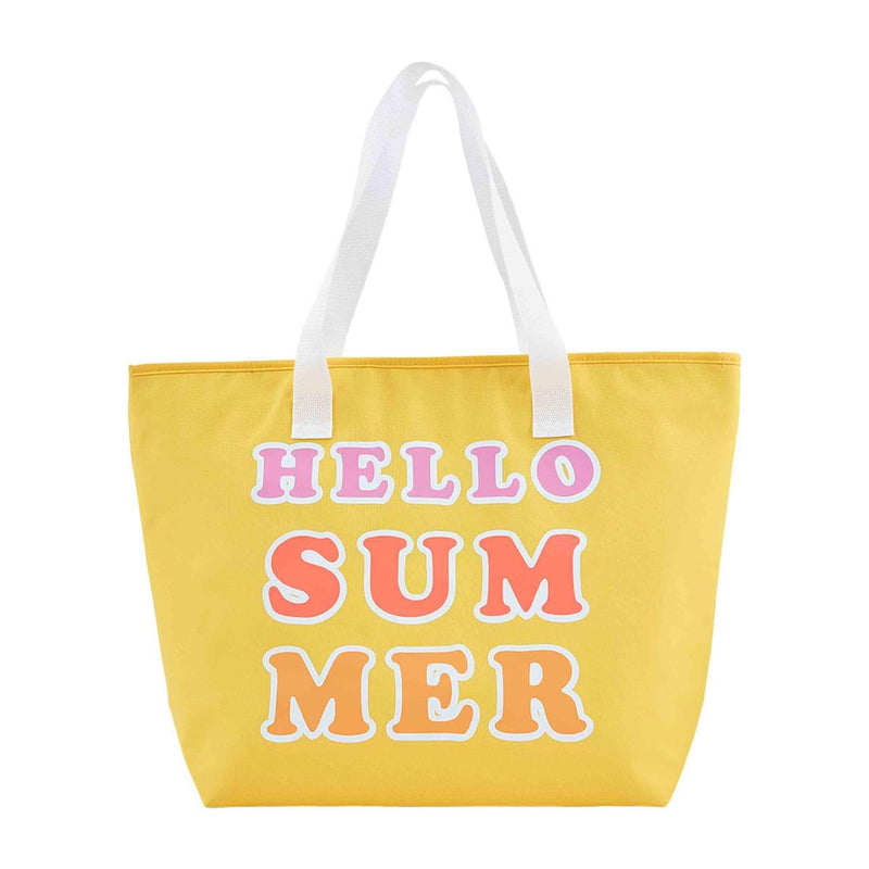 Yellow Summer Cooler Tote