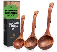 Wooden Ladle Set
