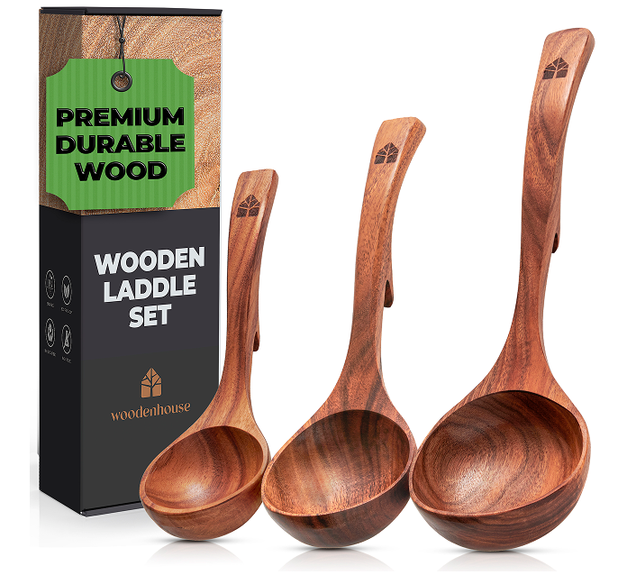 Wooden Ladle Set