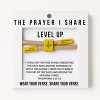 Level Up Cord Christian Bracelet
