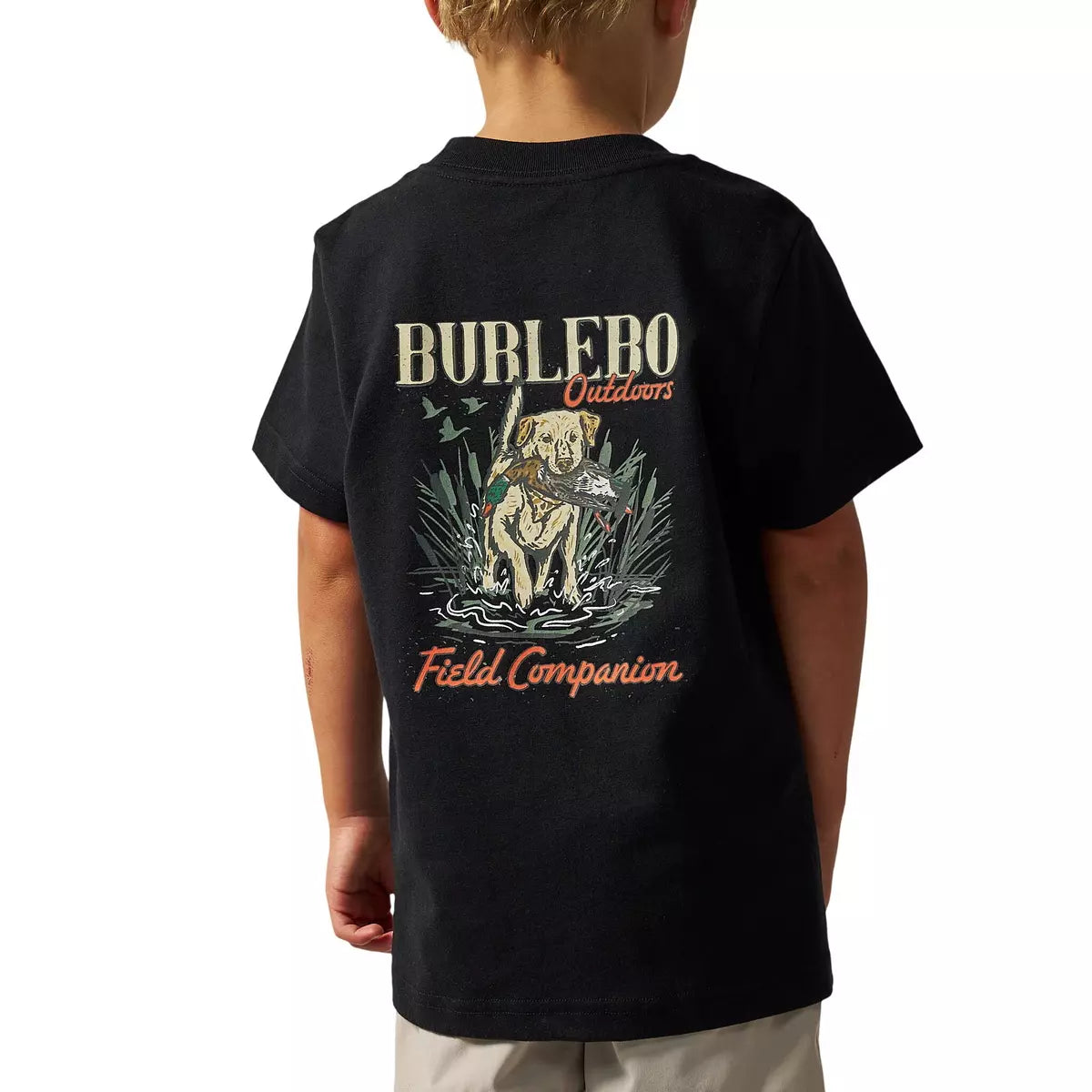 Youth Short Sleeve Tee - Field Companion-Black