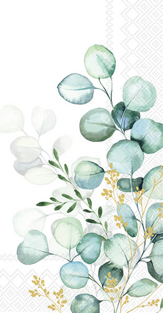 Boston International Transparent Leaves Guest Towel