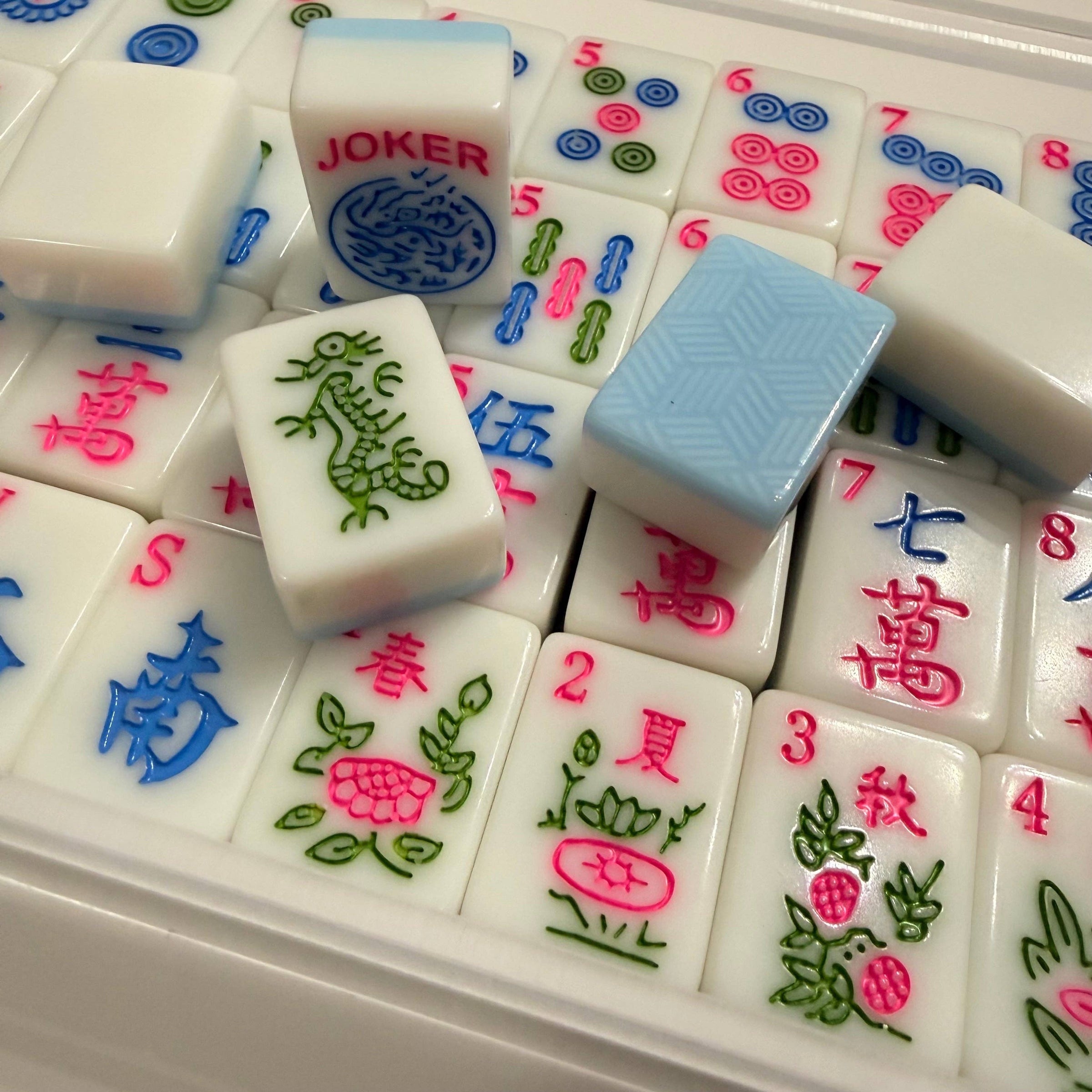Mahjong Tiles - Blue Edition – American Mahjong Tile Set