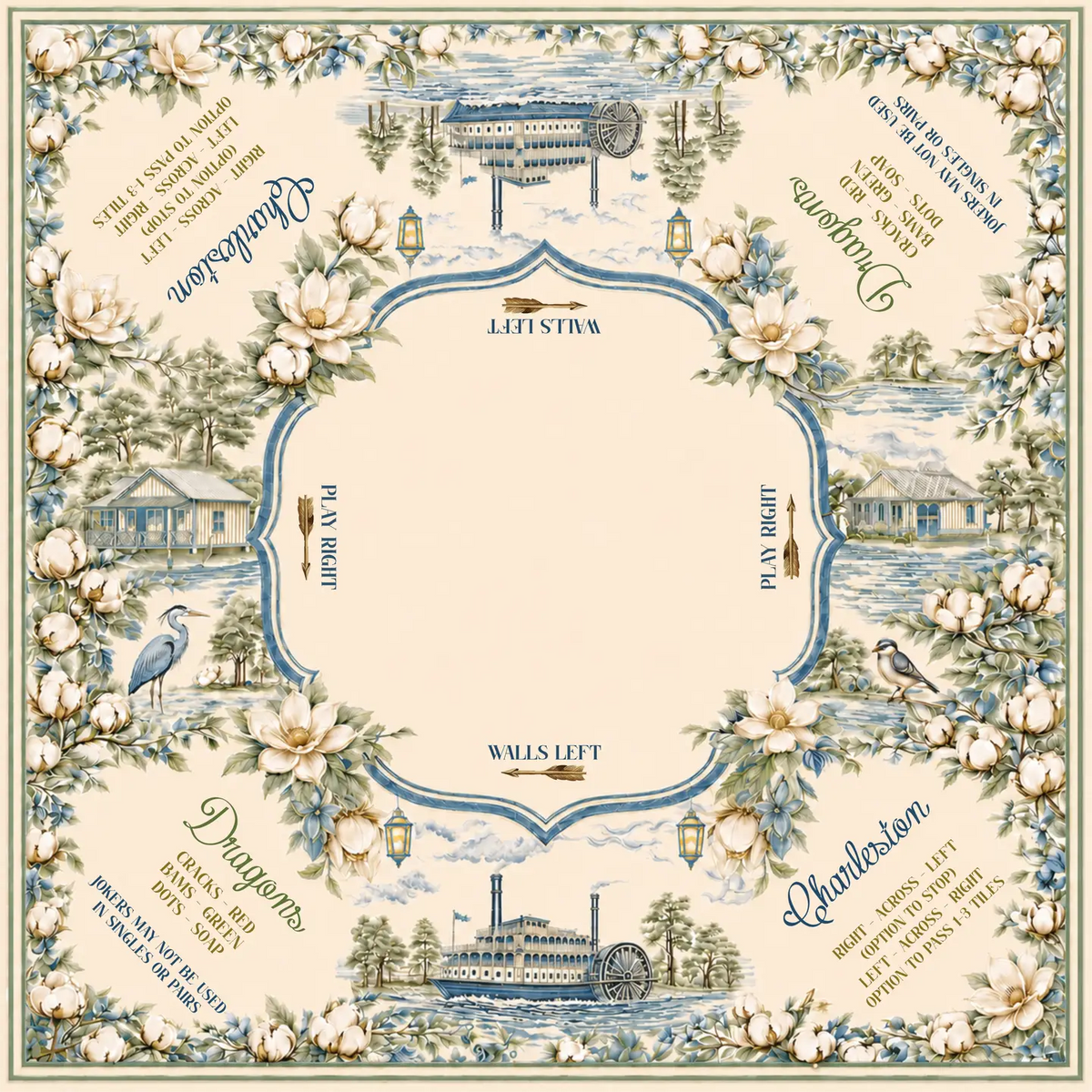The Mahjestic South Mahjong Mat — Player's Edition