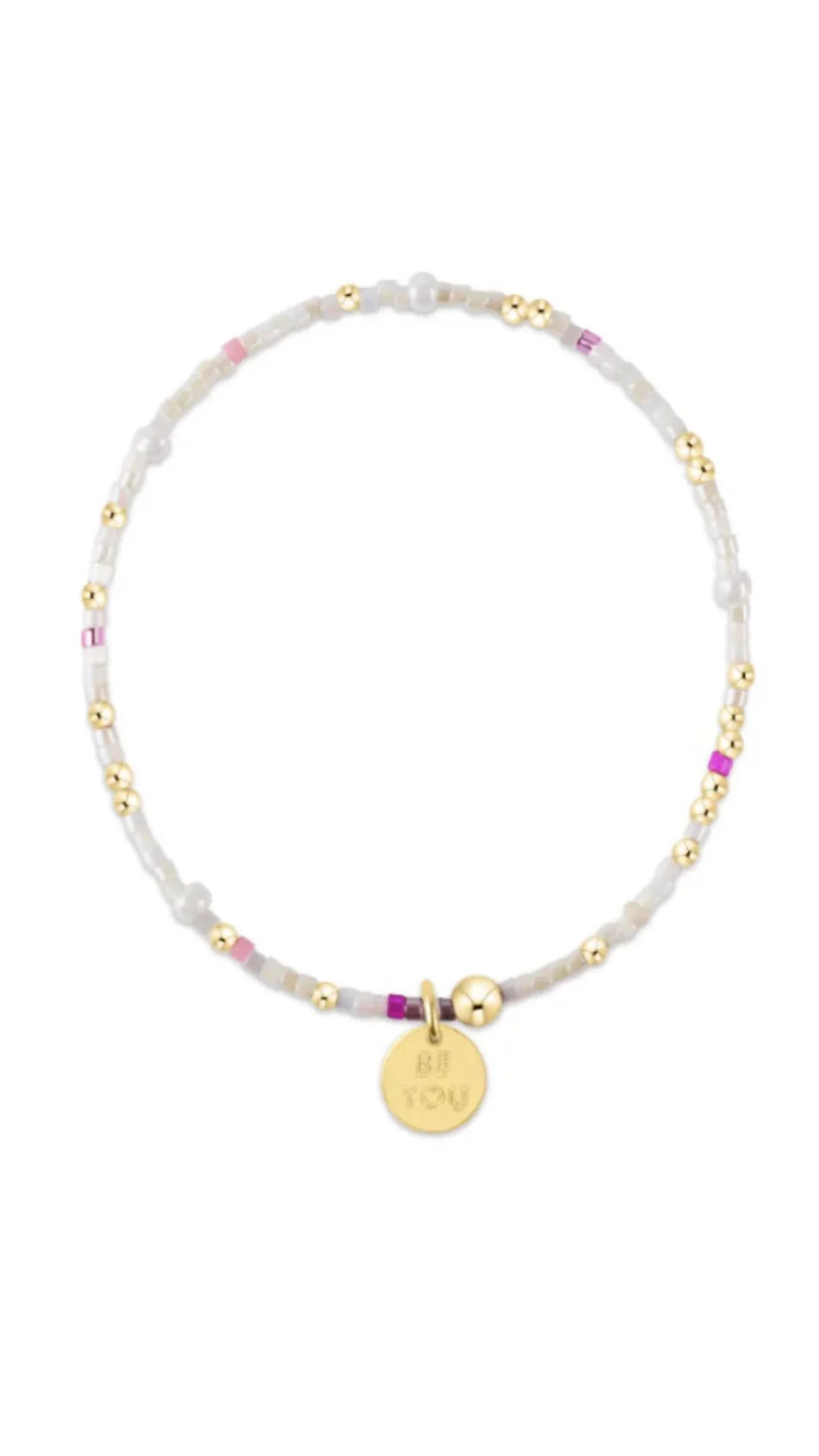 EGirl Hope Unwritten Bracelet- With Sprinkles On Top- Be You. Small Gold Disc