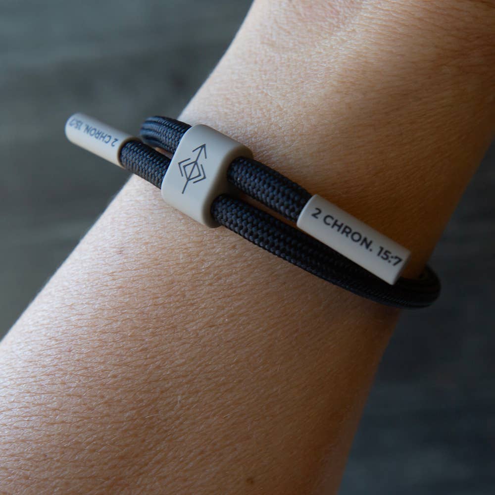 Don't Give Up-Christian Cord Bracelet