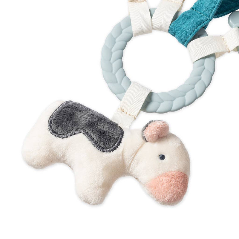 Bitzy Busy Ring Teething Activity Toy Farm