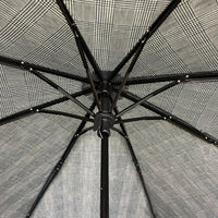 London Fog 42" Manual Open Super Mini Umbrella - Houndstooth