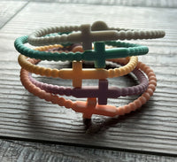 Silicone Cross Bracelet