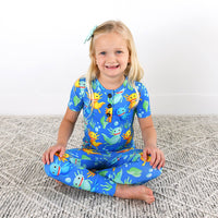Archie Axolotl Two Piece Bamboo Kids Lounge Set