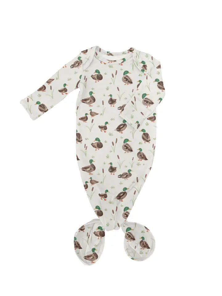 Mallard Drake Knotted Gown 0-3 Month