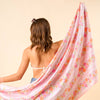 XL Quick-Dry Beach Towel-Petal Parade Pink