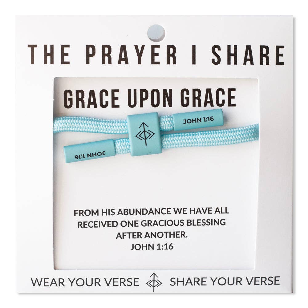 Grace Upon Grace Christian Cord Bracelet