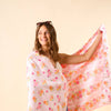 XL Quick-Dry Beach Towel-Petal Parade Pink