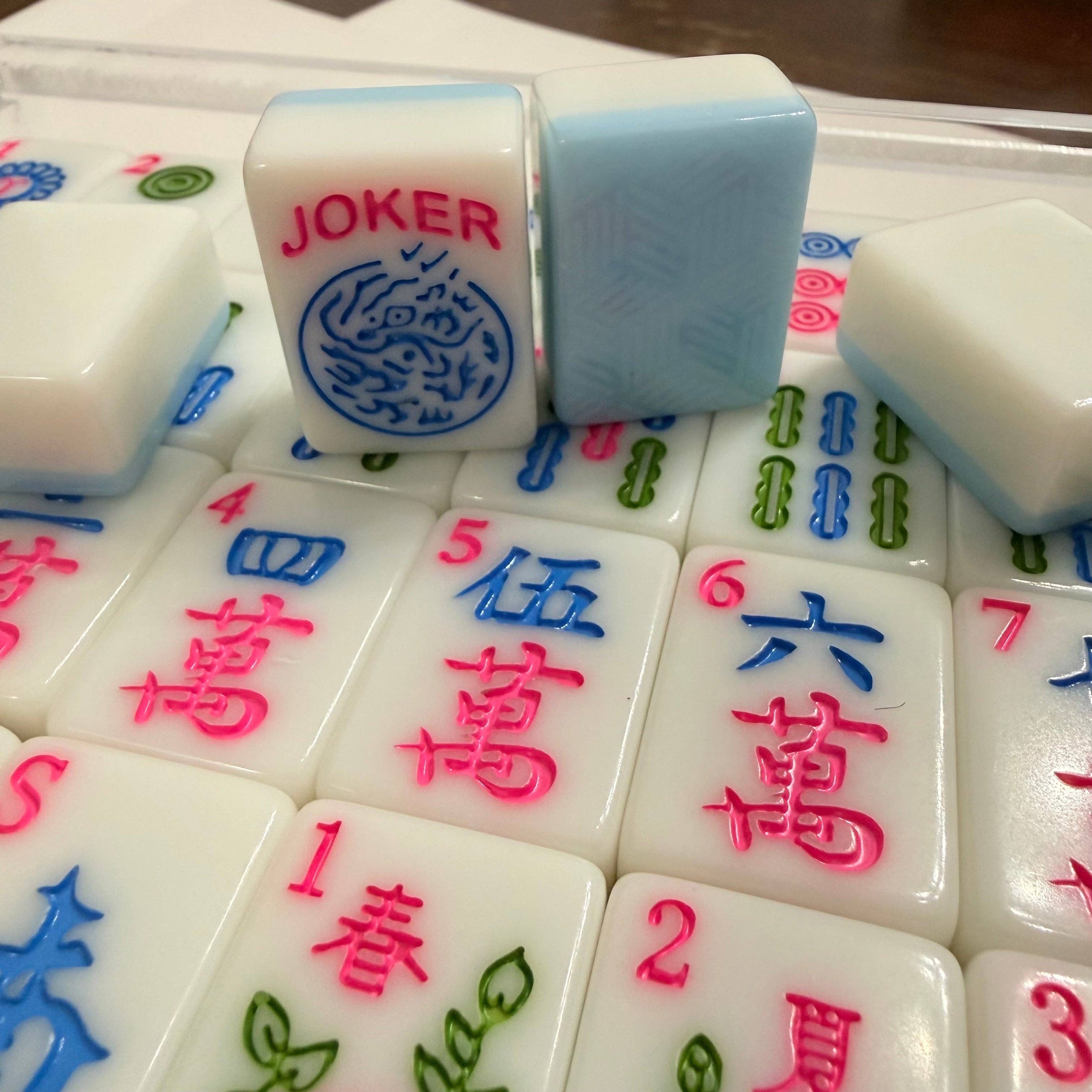 Mahjong Tiles - Blue Edition – American Mahjong Tile Set