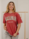Arkansas Razorbacks Camo Filled Gault Cardinal CC Tee
