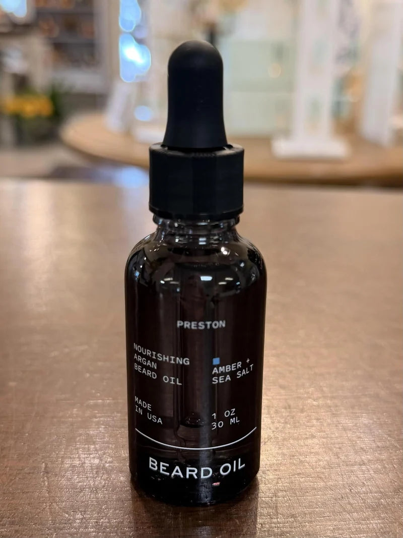 Preston Beard Oil- Amber & Sea Salt