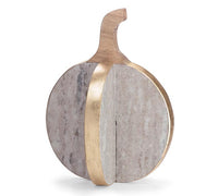 Interlocking Marble Pumpkin Decor