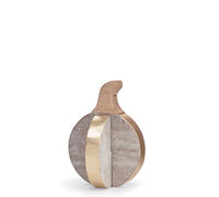 Interlocking Marble Pumpkin Decor