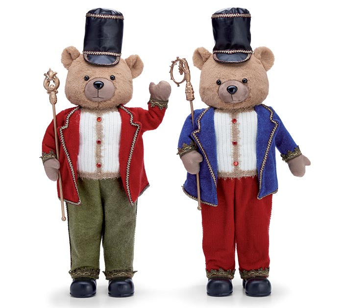 27" Decor Plush Nutcracker Bears