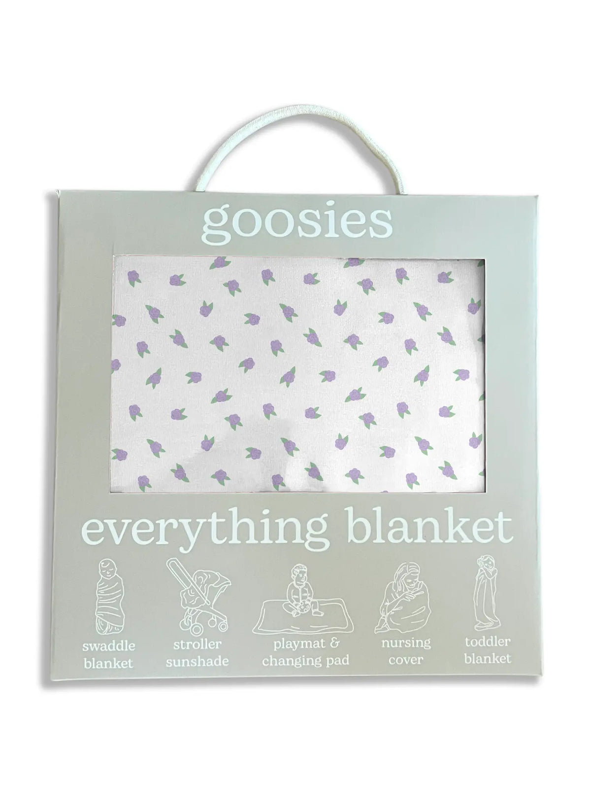 Everything Baby Blanket- Lilac Buds