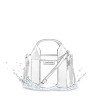 Case-Mate Clear Stadium Bag: Silver Chrome