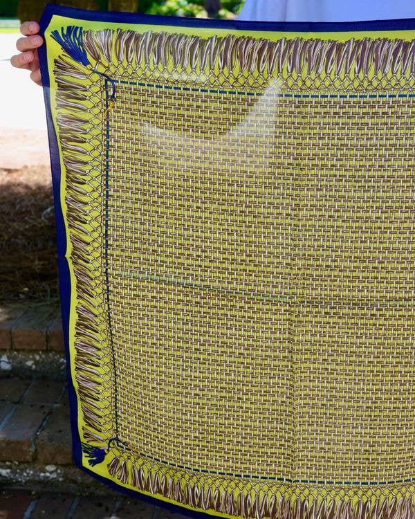 Wilmont Tassel Scarf -Green