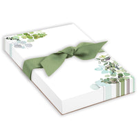 Chunky Bow Notepad - Botanical Flowers
