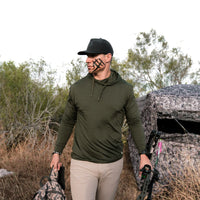 Performance Hoodie - Mallard Green