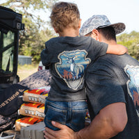 Youth Short Sleeve Tee - Whitetail Season - Heather Black