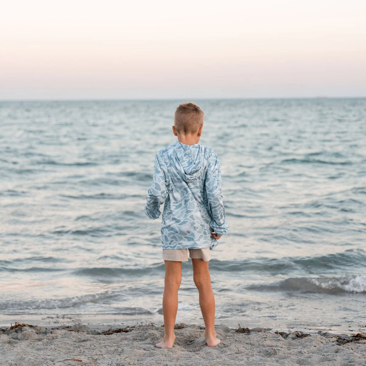 Youth Performance Hoodie - Seaside