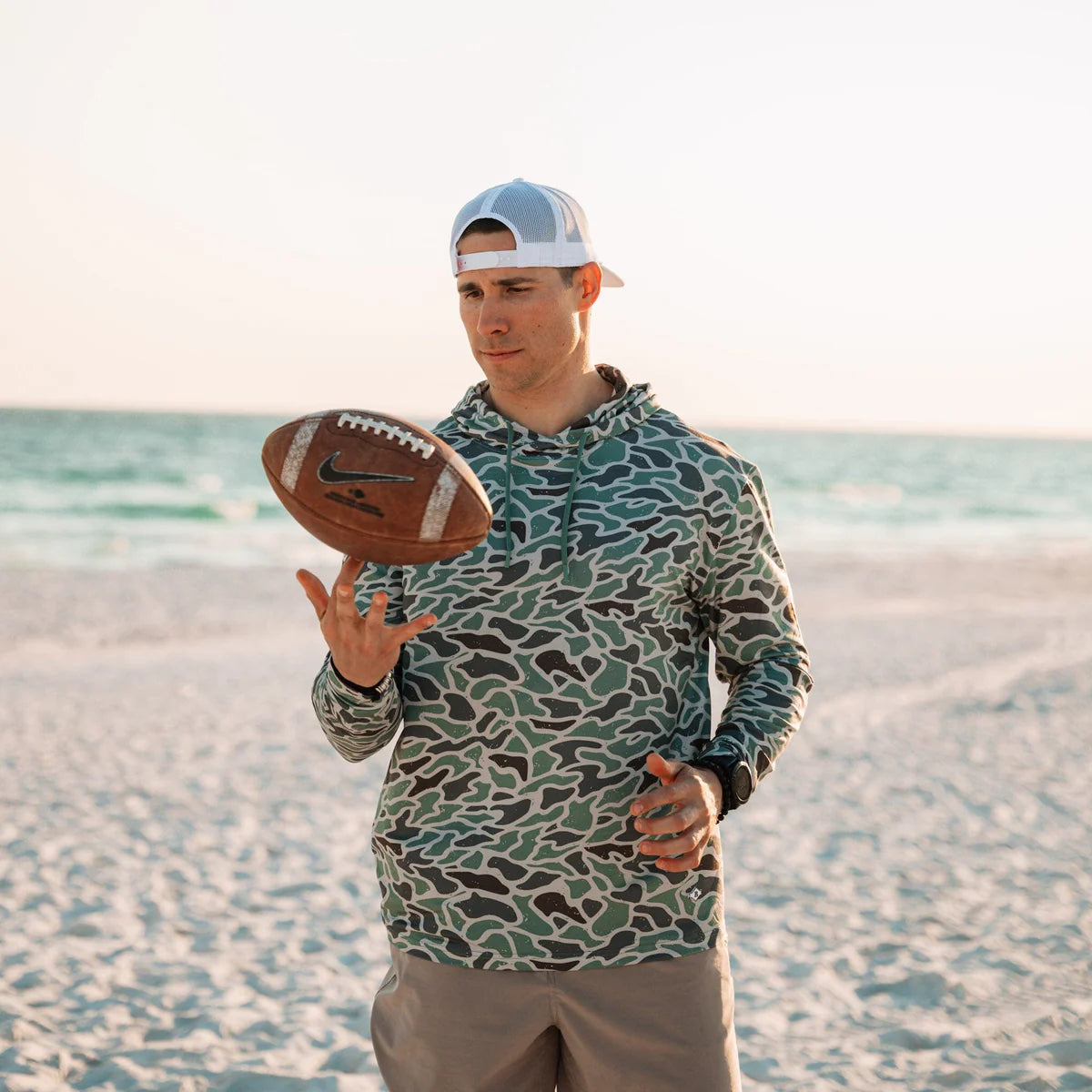 Performance Hoodie-Retro Duck Camo