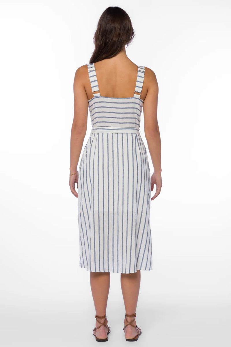 Amber, Navy Stripe Dress