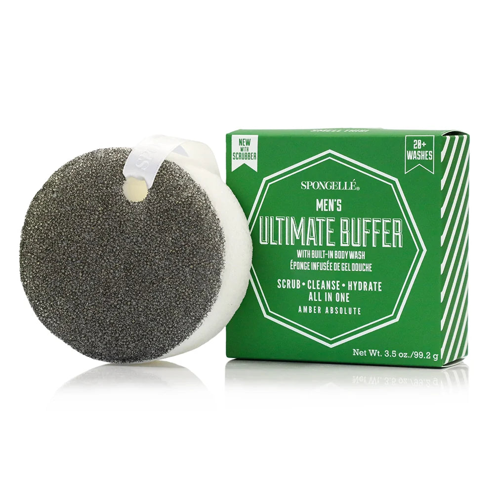 Men's Ultimate Buffer Black Scrubber- Amber Absolute