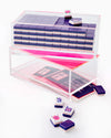 Mahjong Acrylic Box With Clear Lid