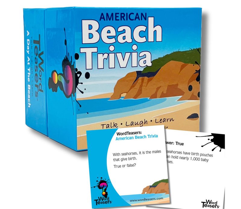 American Beach Trivia Card Game