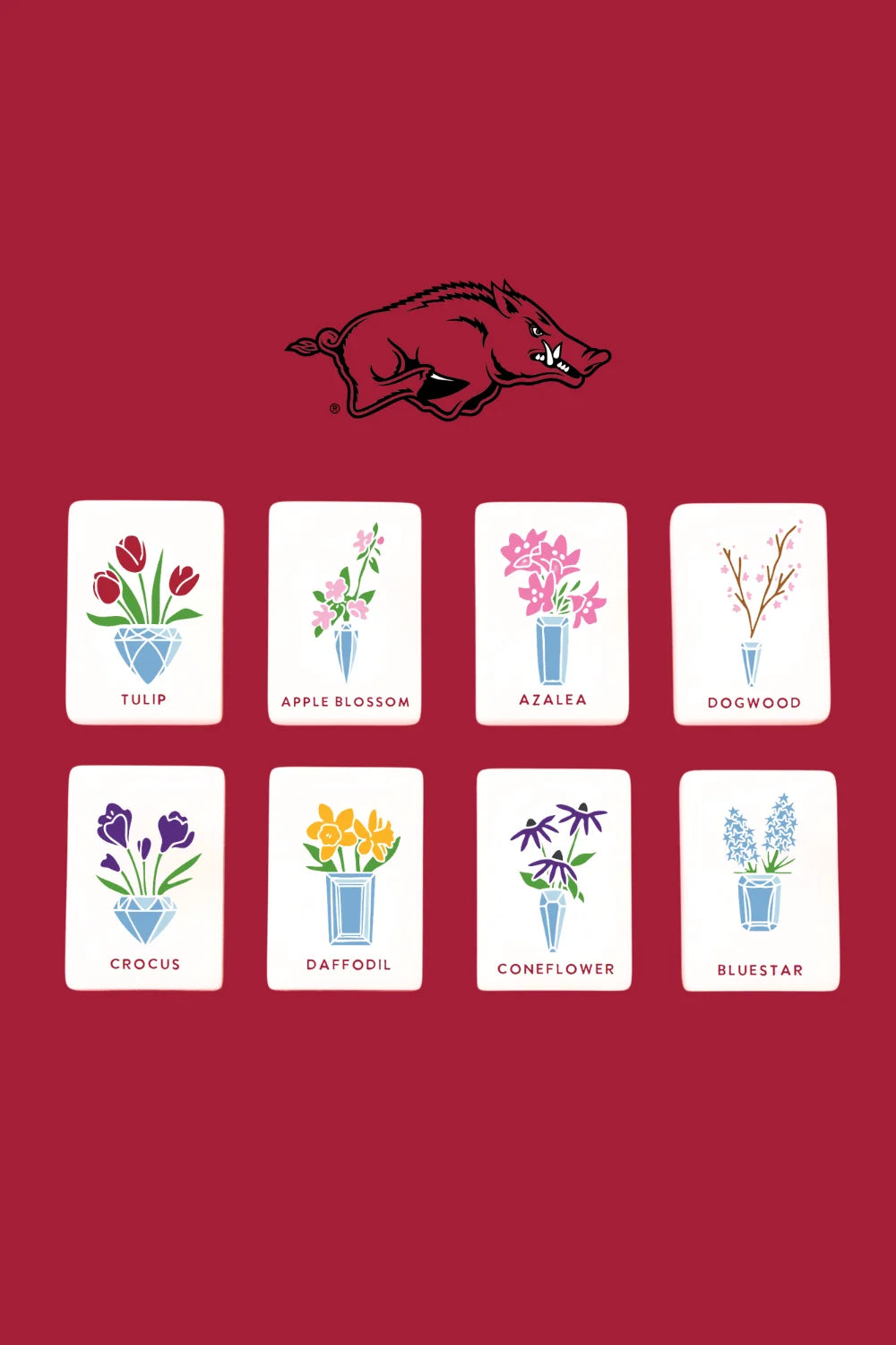 University of Arkansas® Mahjong Tiles