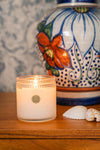 Sunkissed Sandalwood Textured Glass Candle