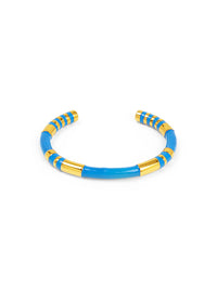 Enamel Cleopatra Cuff Bracelet