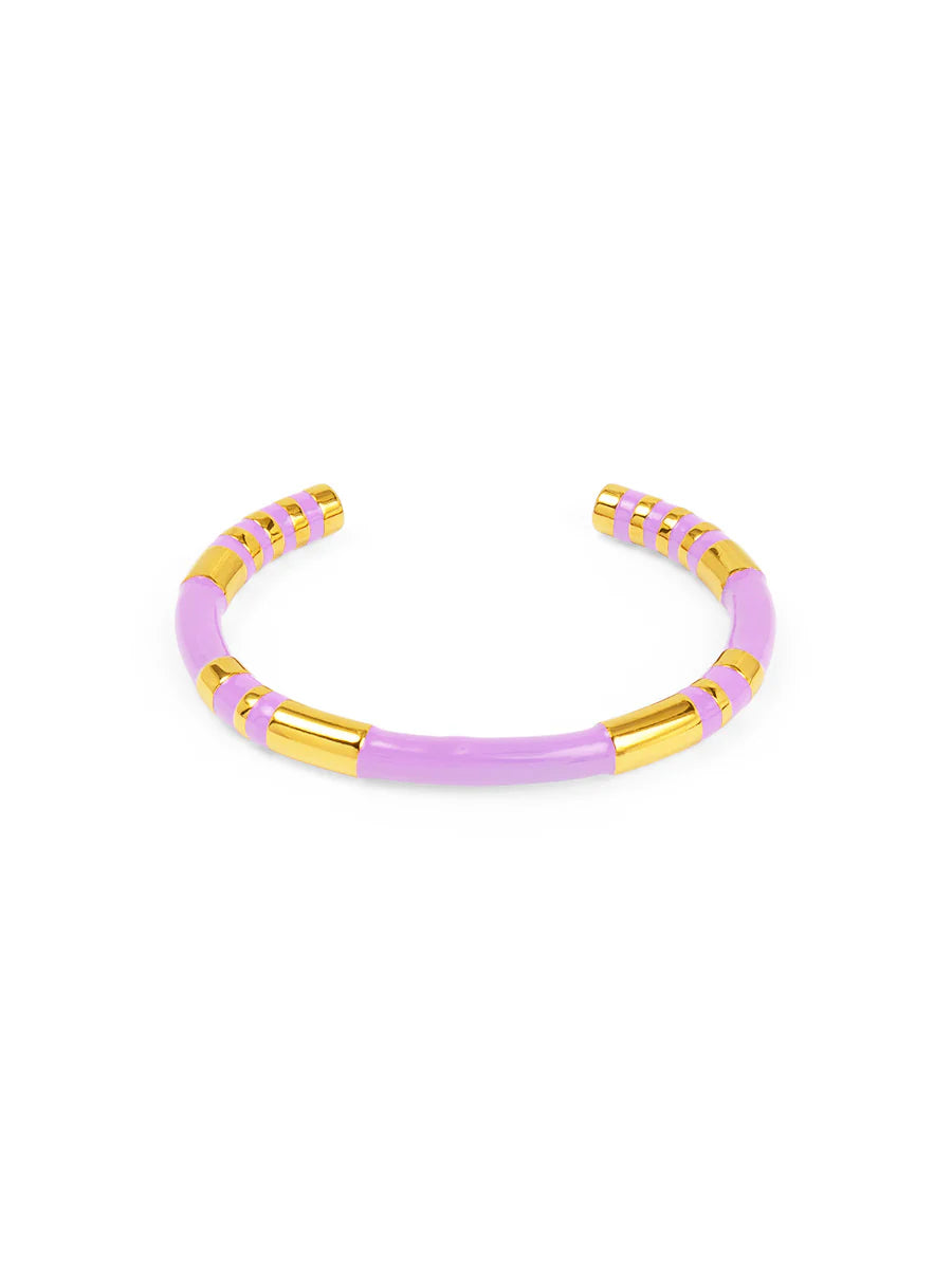 Enamel Cleopatra Cuff Bracelet