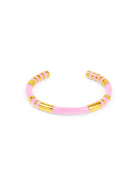 Enamel Cleopatra Cuff Bracelet