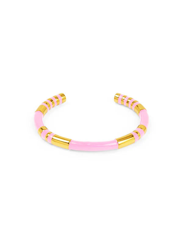Enamel Cleopatra Cuff Bracelet