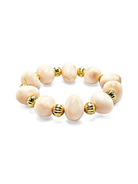 Pebble Resin Stretch Bracelet