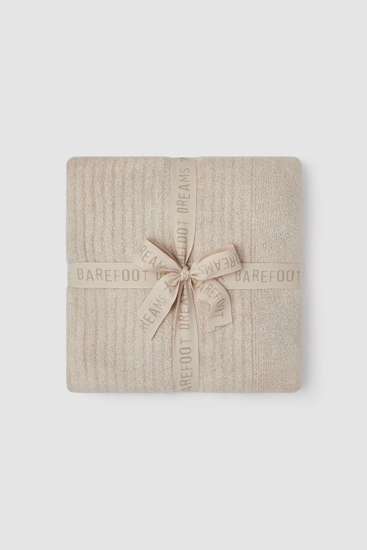 Cozy Chic Ribbed Throw-Chestnut - Stone