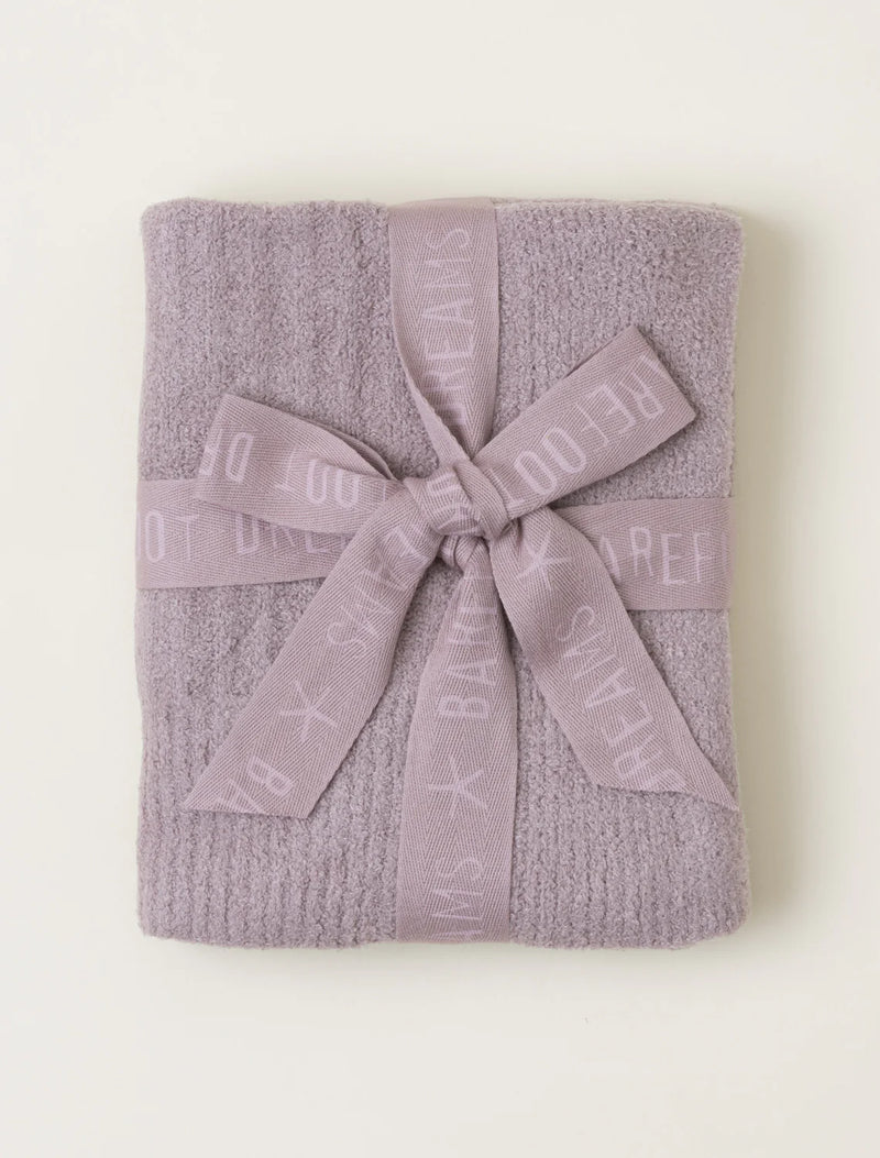 Cozy Chic Lite Ribbed Blanket- Deep Taupe