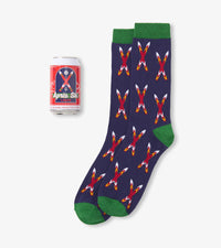 Apres Ski Men's Beer Can Socks