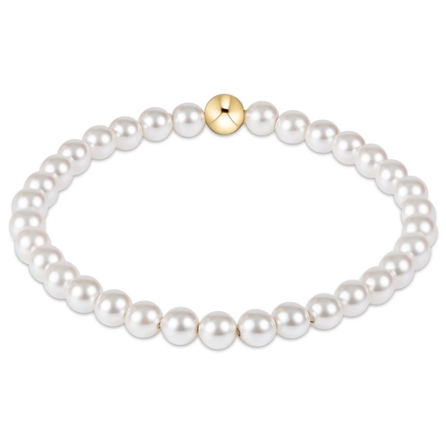 Classic Pearl 5mm Bead Bracelet